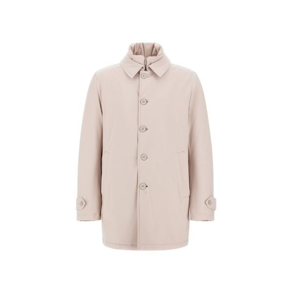 Herno Pearl Grey Trench Coat in Washington | Men's Coats | Coveti