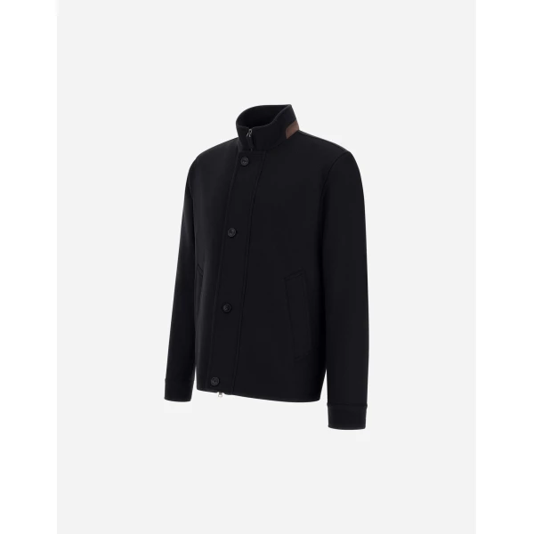 Herno Pure Cashmere Jacket in Dark Blue | Men's Jackets | Coveti