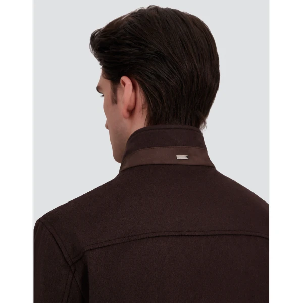 Herno Pure Cashmere Jacket in Dark Brown | Men's Jackets | Coveti