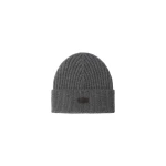 Herno Ribbed Wool Beanie in Dark Grey | Men's Hats | Coveti