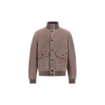 Herno Shearling Jacket in Light Taupe | Men's Jackets | Coveti