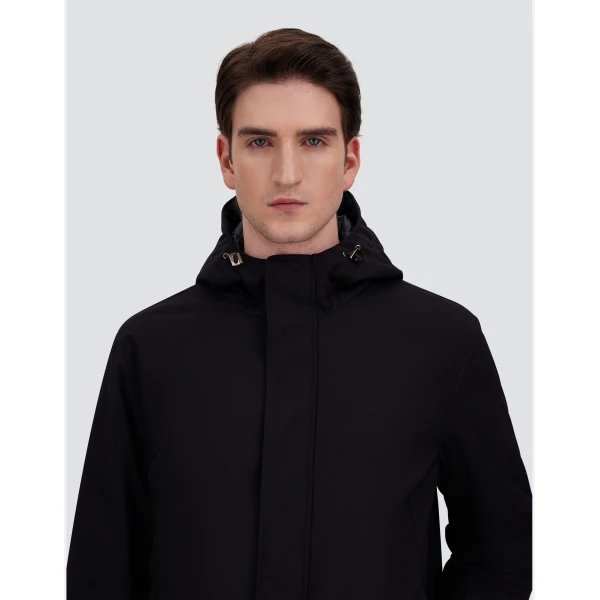 Herno Stretch Twill Jacket in Blue | Men's Jackets | Coveti