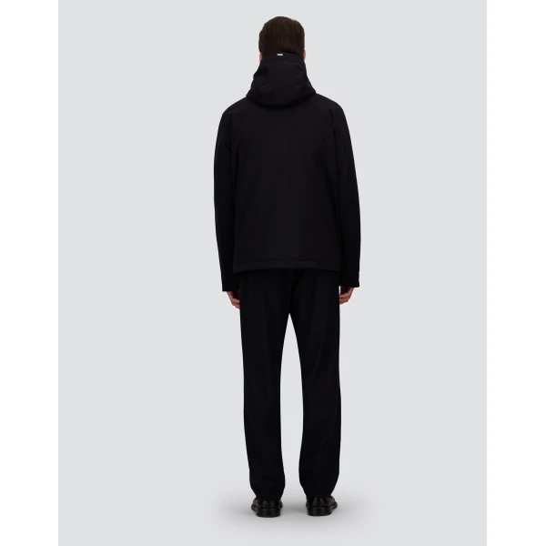 Herno Stretch Twill Jacket in Blue | Men's Jackets | Coveti