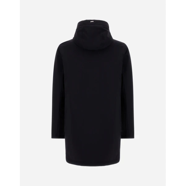 Herno Stretch Twill Oversize Jacket in Blue | Men's Jackets | Coveti