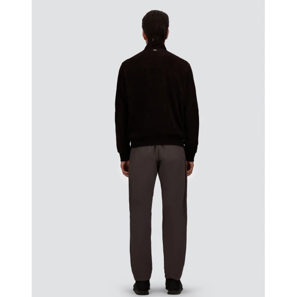 Herno Suede Jacket in Dark Brown | Men's Jackets | Coveti