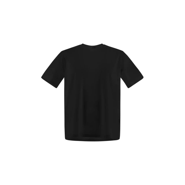Herno Superfine Cotton Stretch T-Shirt in Black | Men's T-Shirts and Polos | Coveti