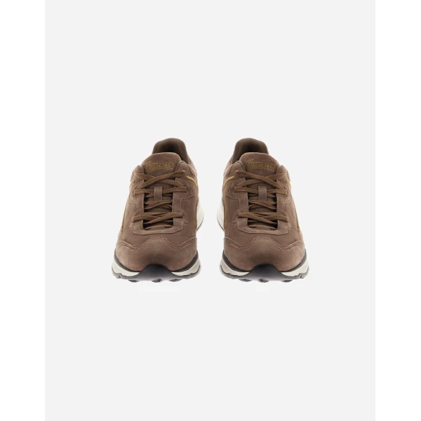 Herno Taupe Maggiore Trainers in Suede | Men's Sneakers | Coveti