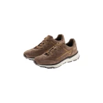 Herno Taupe Maggiore Trainers in Suede | Men's Sneakers | Coveti