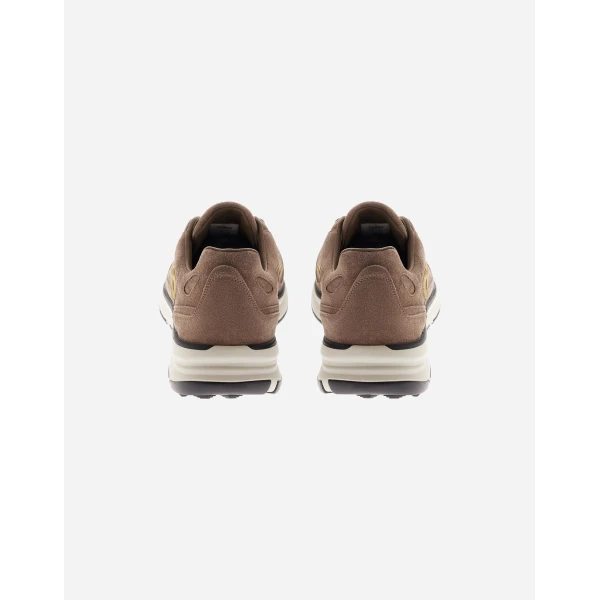 Herno Taupe Maggiore Trainers in Suede | Men's Sneakers | Coveti