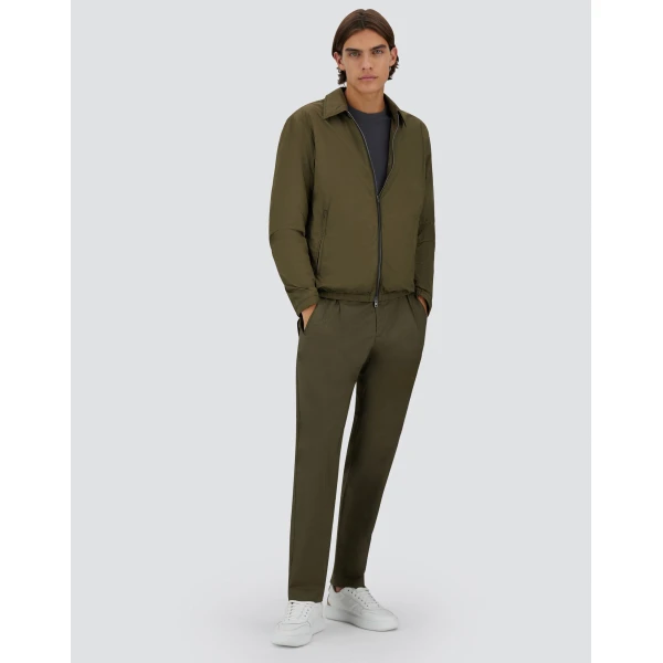 Herno Ultralight Crease Shacket in Light Military | Men's Jackets | Coveti