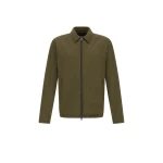 Herno Ultralight Crease Shacket in Light Military | Men's Jackets | Coveti