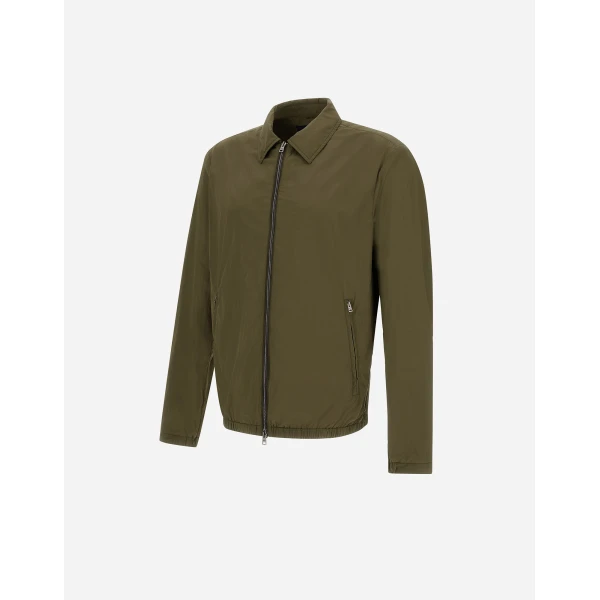 Herno Ultralight Crease Shacket in Light Military | Men's Jackets | Coveti
