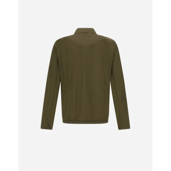Herno Ultralight Crease Shacket in Light Military | Men's Jackets | Coveti