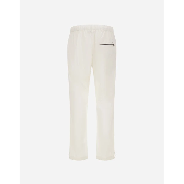 Herno White Resort Trousers in Lightweight Stretch Nylon | Men's Trousers | Coveti