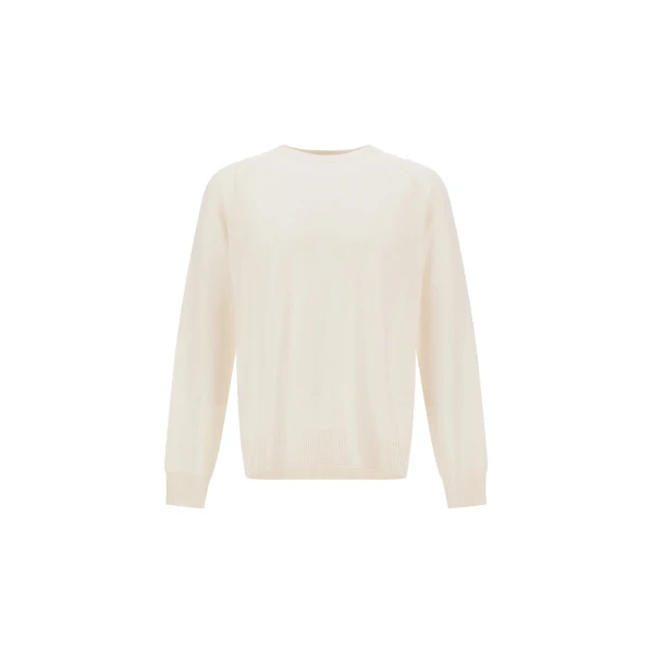 White Sweater in Cashmere