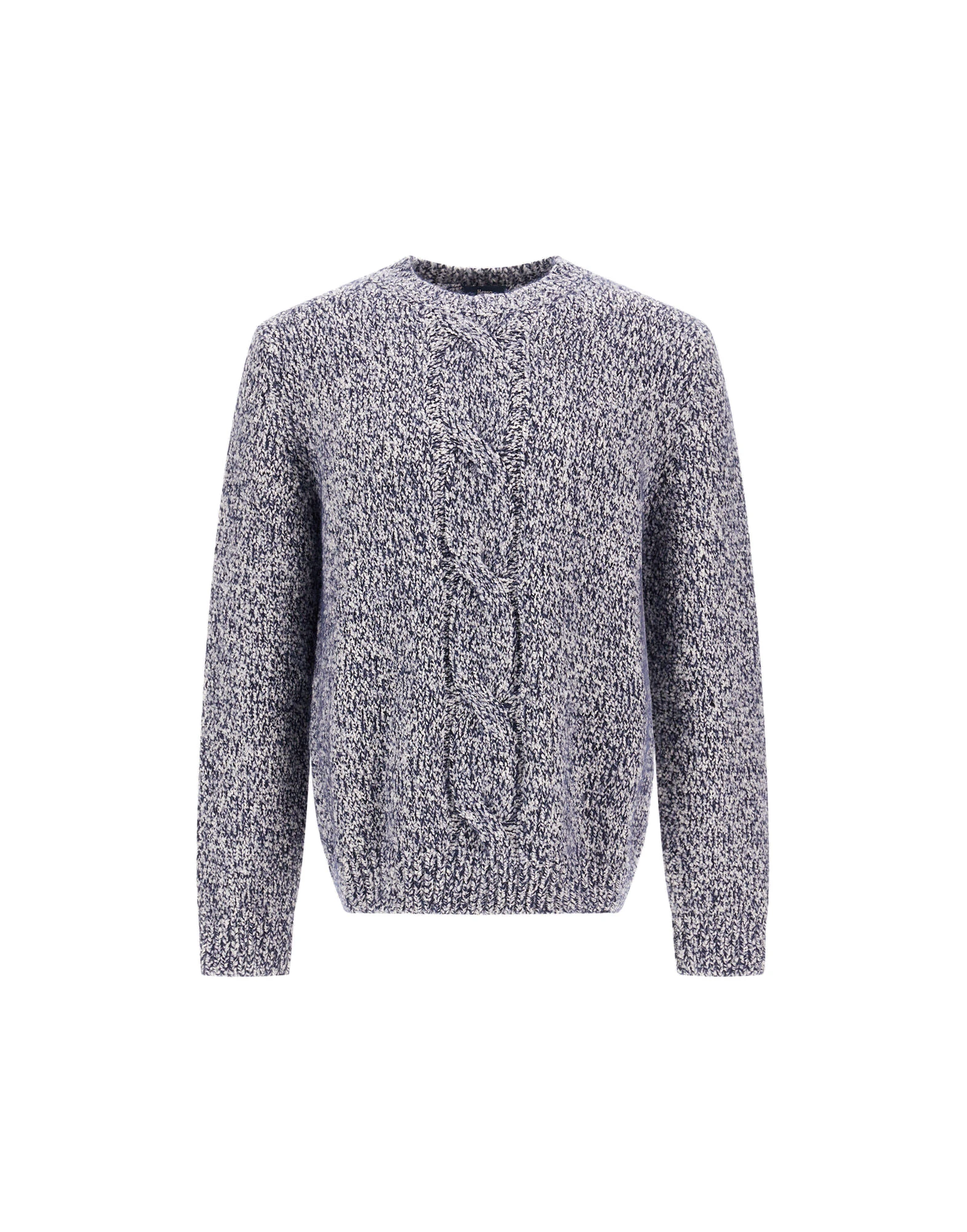 Herno Wool Jumper with Buttoned Detail in Navy Blue Herno Wool Jumper with Buttoned Detail in Navy Blue | Men's Knitwear | Coveti