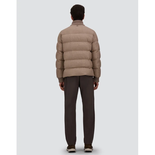 Herno Wool Tweed Bomber Jacket in Chantilly | Men's Jackets | Coveti