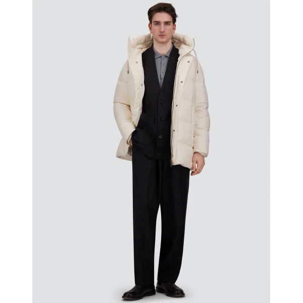 Herno Wool Twill Jacket in Iron | Men's Jackets | Coveti