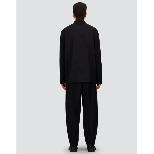 Herno Wool Twill Jacket in Iron | Men's Jackets | Coveti