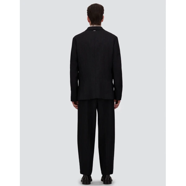 Herno Wool Twill Trousers in Iron | Men's Trousers | Coveti