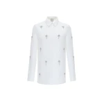 Huishan Zhang Benedict Shirt in White Japanese Faille | Shirts | Coveti