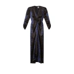 Isabel Marant Albini Silk Dress in Midnight | Women | Coveti
