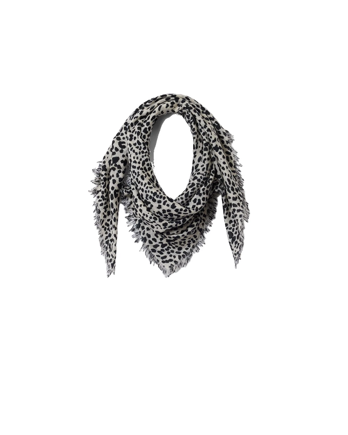 Isabel Marant Alecia Cashmere Scarf in Beige and Black Isabel Marant Alecia Cashmere Scarf in Beige and Black | Women | Coveti