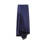 Isabel Marant Alexandra Silk Skirt in Midnight | Women | Coveti