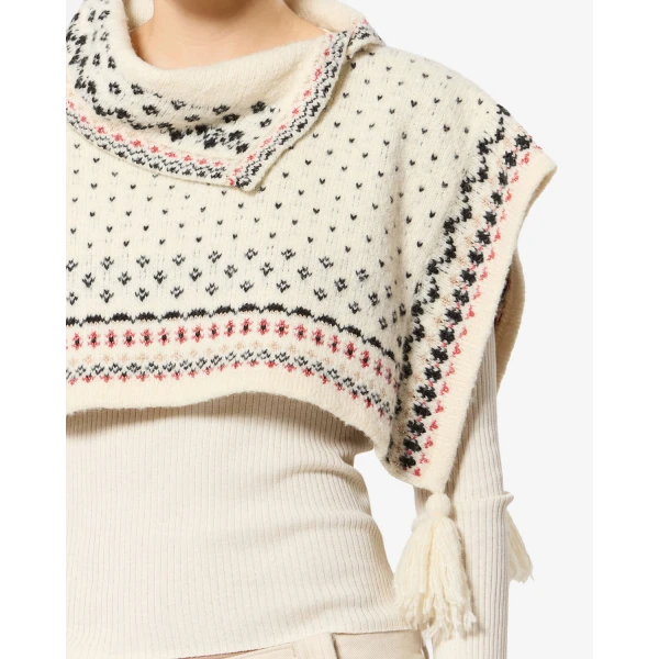 Isabel Marant Alfina Sweater in Ecru | Sweaters | Coveti