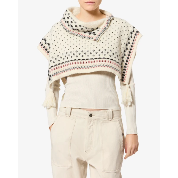 Isabel Marant Alfina Sweater in Ecru | Sweaters | Coveti