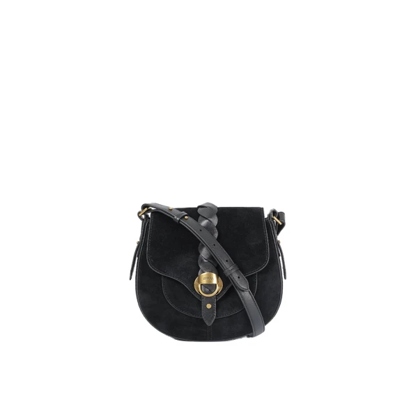 Altay Small Suede Bag in Black