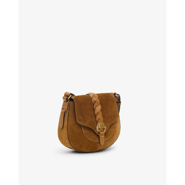 Isabel Marant Altay Small Suede Bag in Cognac | Shoulder & Crossbody Bags | Coveti
