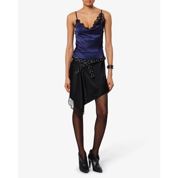 Isabel Marant Anazia Silk Dress in Midnight | Mini Dresses | Coveti