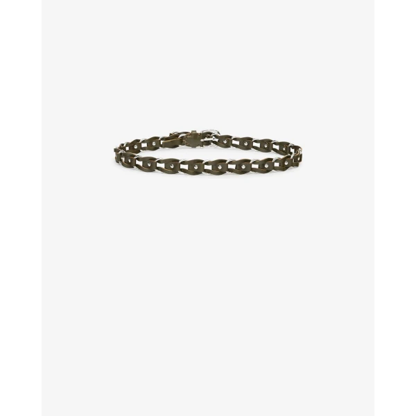 Isabel Marant Bali Bovine Leather Belt in Dark Khaki | Belts | Coveti