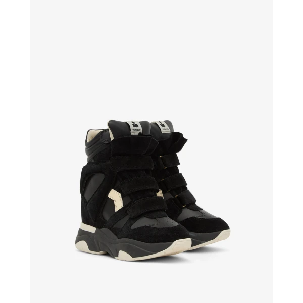 Isabel Marant Balskee Sneakers in Black | Sneakers | Coveti