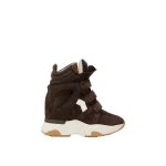 Isabel Marant Balskee Sneakers in Chocolate and Milky White | Women | Coveti