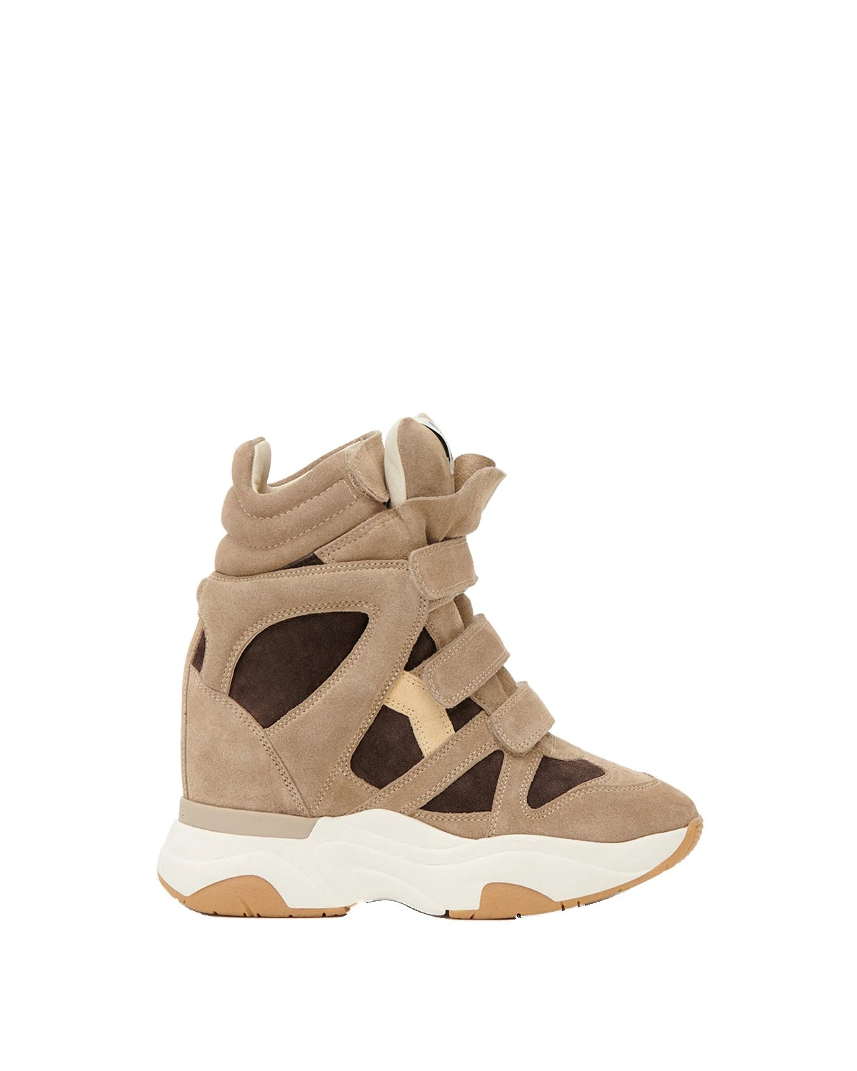 Isabel Marant Balskee Sneakers in Sand Brown and Chocolate Isabel Marant Balskee Sneakers in Sand Brown and Chocolate | Women | Coveti
