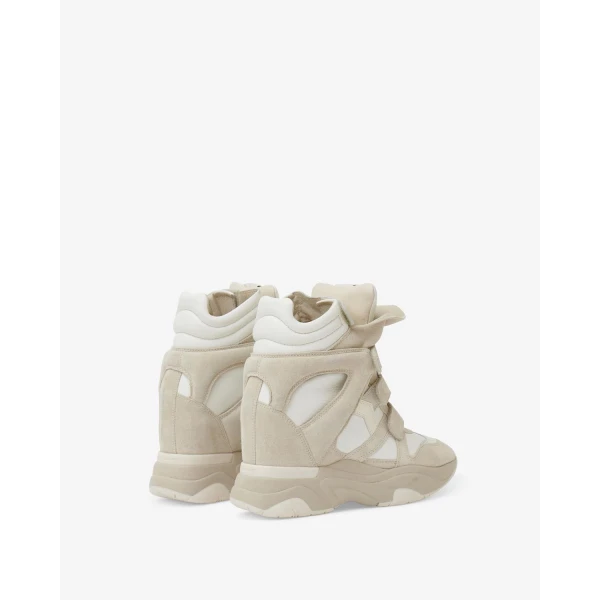 Isabel Marant Balskee Sneakers in White | Sneakers | Coveti