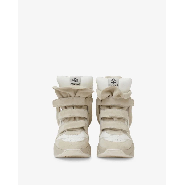 Isabel Marant Balskee Sneakers in White | Sneakers | Coveti