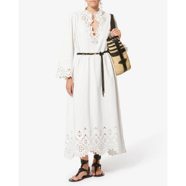 Isabel Marant Bayia Shoulder Bag in Black and Natural | Shoulder & Crossbody Bags | Coveti