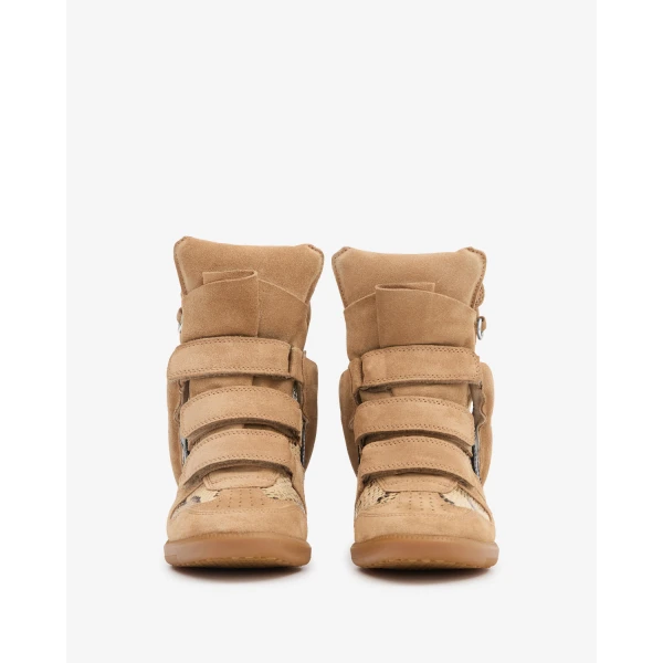 Isabel Marant Bekett Ring Sneakers in Camel and Sahara | Sneakers | Coveti