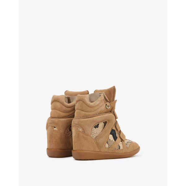 Isabel Marant Bekett Ring Sneakers in Camel and Sahara | Sneakers | Coveti