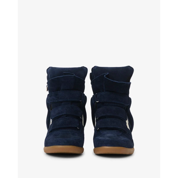 Isabel Marant Bekett Ring Sneakers in Dark Blue | Sneakers | Coveti
