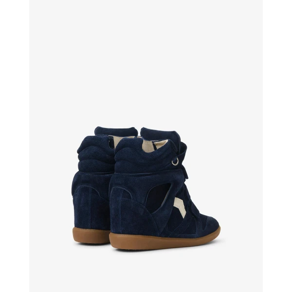 Isabel Marant Bekett Ring Sneakers in Dark Blue | Sneakers | Coveti