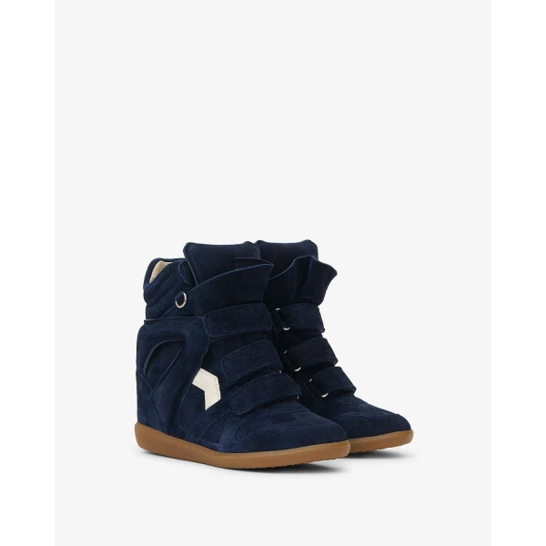Isabel Marant Bekett Ring Sneakers in Dark Blue | Sneakers | Coveti