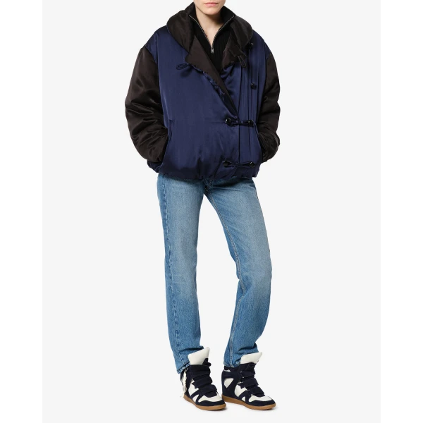 Isabel Marant Bekett Ring Sneakers in Navy and Ecru | Sneakers | Coveti