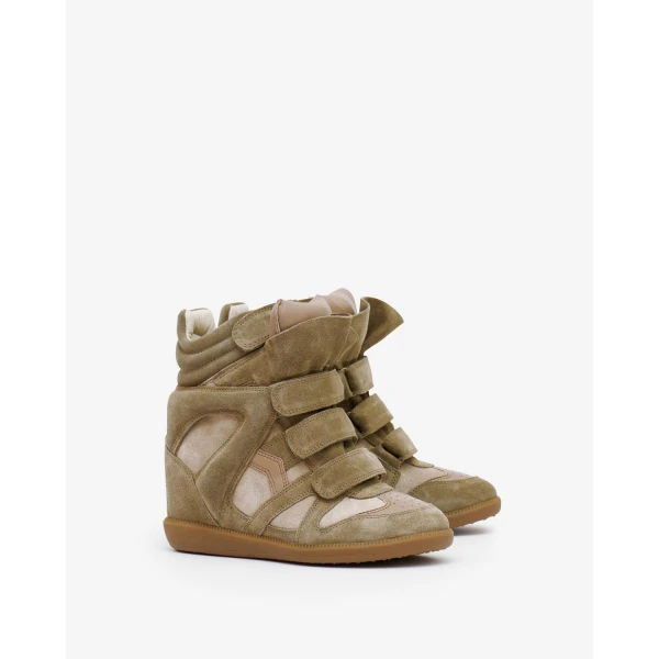 Isabel Marant Bekett Sneakers in Taupe | Sneakers | Coveti