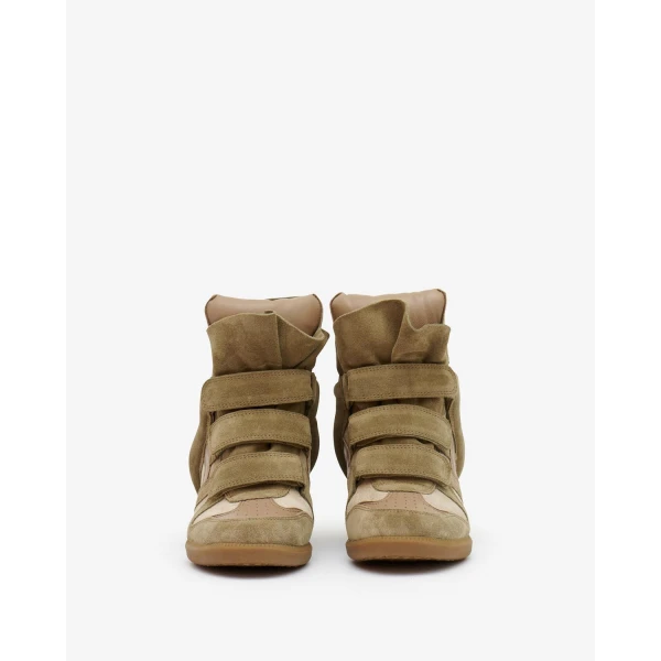 Isabel Marant Bekett Sneakers in Taupe | Sneakers | Coveti