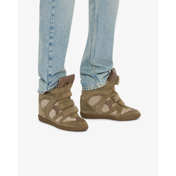 Isabel Marant Bekett Sneakers in Taupe | Sneakers | Coveti