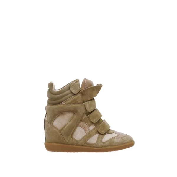Isabel Marant Bekett Sneakers in Taupe | Women | Coveti